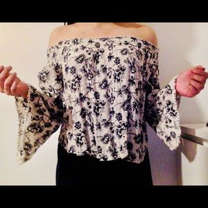 Off the Shoulder Floral Top